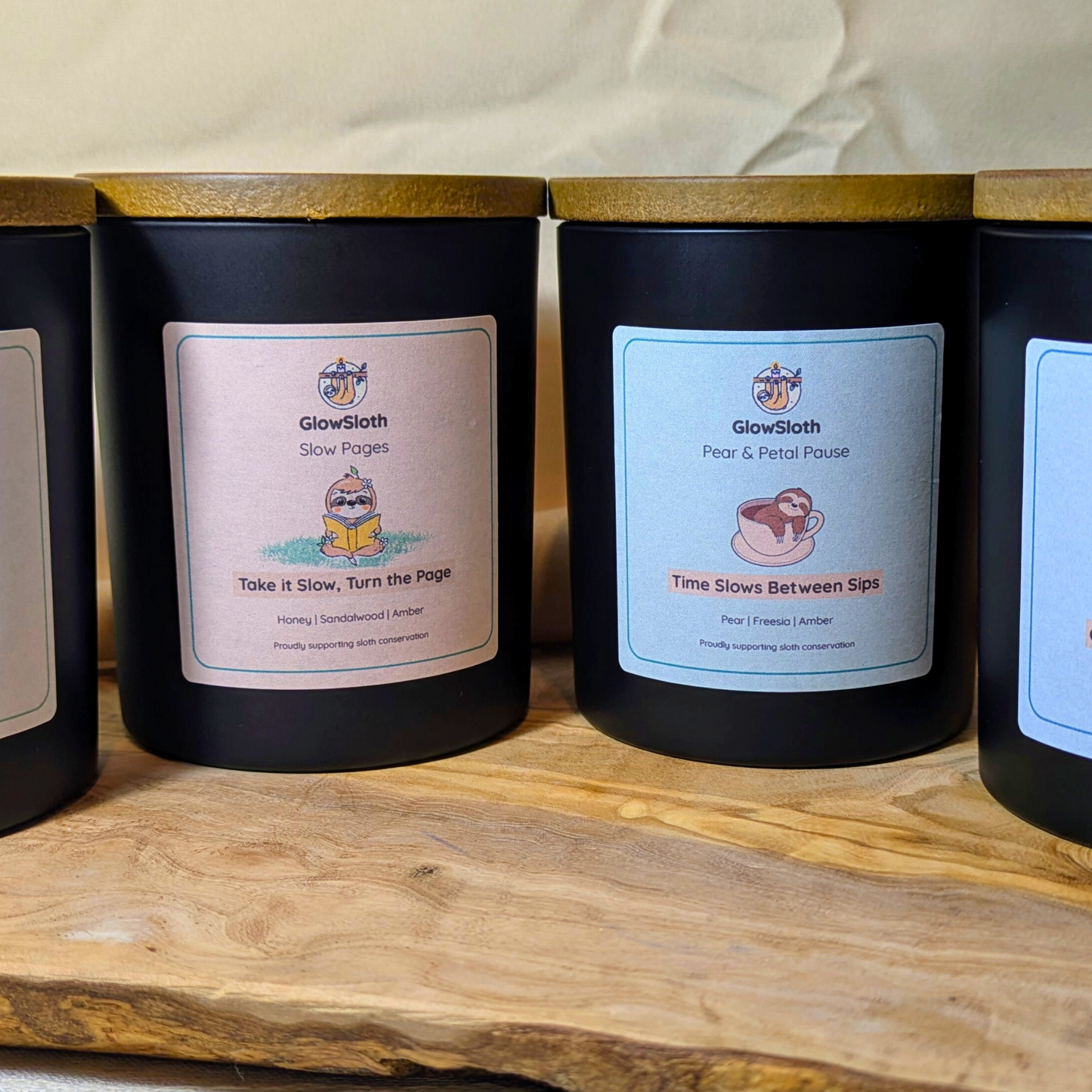 GlowSloth Hobby Candle Collection – Hand-Poured for Cosy Moments